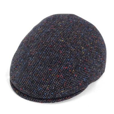 Sixpence / Flat cap - Gårda Premium Formby Wool Sixpence (blå)