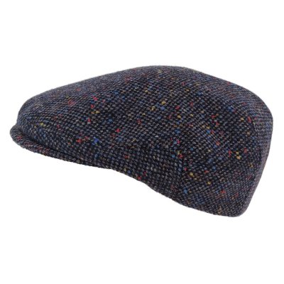 Sixpence / Flat cap - Gårda Premium Formby Wool Sixpence (blå)