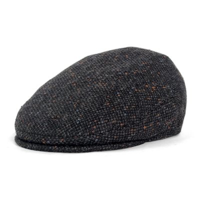 Sixpence / Flat cap - Gårda Premium Formby Wool Sixpence (sort)