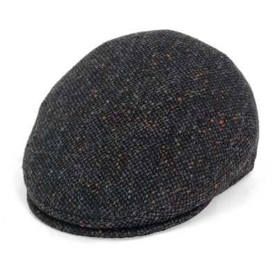 Sixpence / Flat cap - Gårda Premium Formby Wool Sixpence (sort)