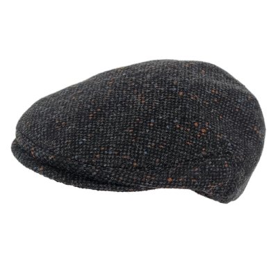 Sixpence / Flat cap - Gårda Premium Formby Wool Sixpence (sort)