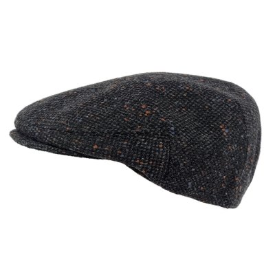 Sixpence / Flat cap - Gårda Premium Formby Wool Sixpence (sort)