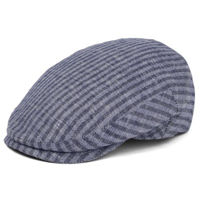 Sixpence / Flat cap - Gårda Gargery Striped Sixpence (blå)