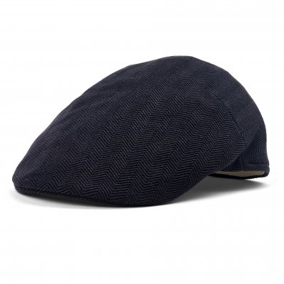 Gubbkeps / Flat cap - Gårda Lacona Flat Cap (blå)