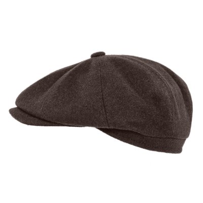 Sixpence / Flat cap - Gårda Premium Larkhall Wool Newsboy (brun)