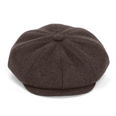 Sixpence / Flat cap - Gårda Premium Larkhall Wool Newsboy (brun)