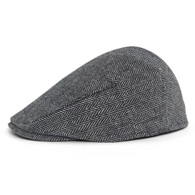 Sixpence / Flat cap - Gårda Lazonby (sort/hvid)