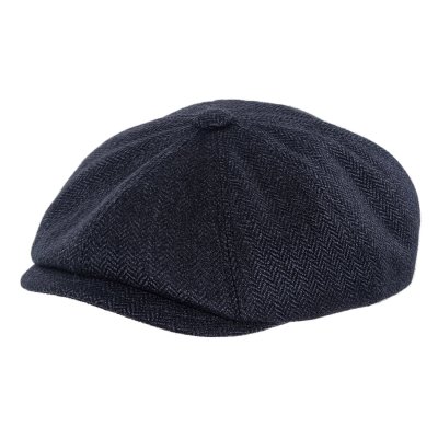 Sixpence / Flat cap - Gårda Premium Oakham Wool Newsboy (blå)