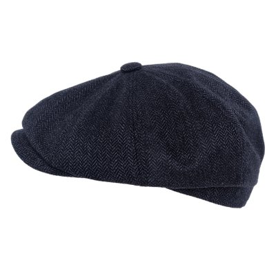 Sixpence / Flat cap - Gårda Premium Oakham Wool Newsboy (blå)