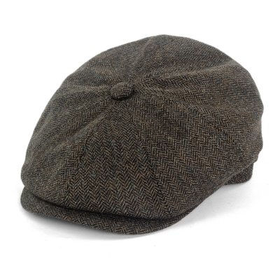 Sixpence / Flat cap - Gårda Premium Oakham Wool Newsboy (grøn)