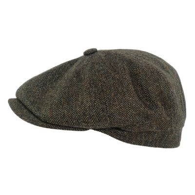 Sixpence / Flat cap - Gårda Premium Oakham Wool Newsboy (grøn)