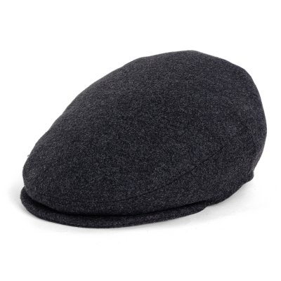 Sixpence / Flat cap - Gårda Premium Selby Wool Sixpence (sort)
