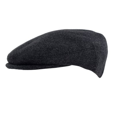 Sixpence / Flat cap - Gårda Premium Selby Wool Sixpence (sort)