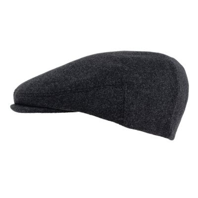 Sixpence / Flat cap - Gårda Premium Selby Wool Sixpence (sort)