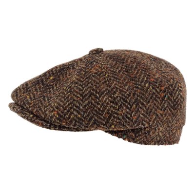 Sixpence / Flat cap - Gårda Premium Selkirk Wool Newsboy (brun)