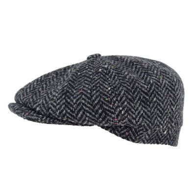 Sixpence / Flat cap - Gårda Premium Selkirk Wool Newsboy (grå)