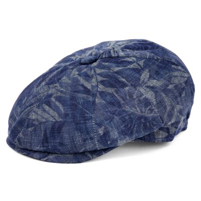 Sixpence / Flat cap - Gårda Silas Floral Newsboy (blå)