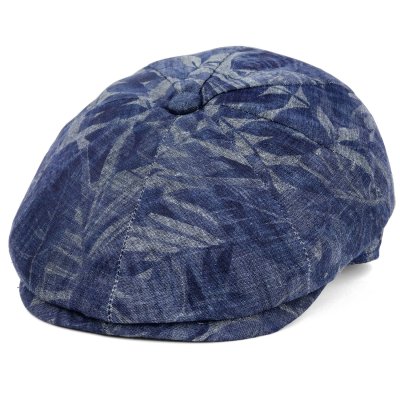 Sixpence / Flat cap - Gårda Silas Floral Newsboy (blå)
