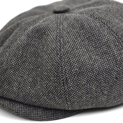 Sixpence / Flat cap - Gårda Telford Newsboy Cap (mørkegrå)