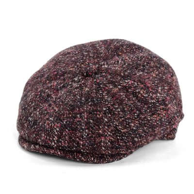 Sixpence / Flat cap - Gårda Premium Tiverton Wool Newsboy (rød)