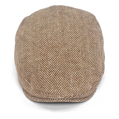 Sixpence / Flat cap - Gårda Torridon (brun/hvid)