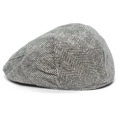 Sixpence / Flat cap - Gårda Torridon (grå/hvid)