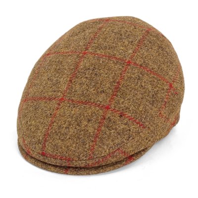 Sixpence / Flat cap - Gårda Premium Warrington Wool Sixpence (brun)