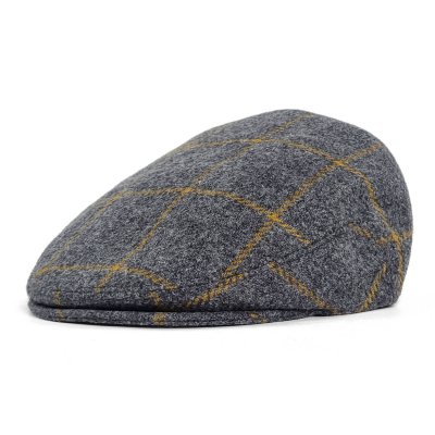 Sixpence / Flat cap - Gårda Premium Warrington Wool Sixpence (grå)