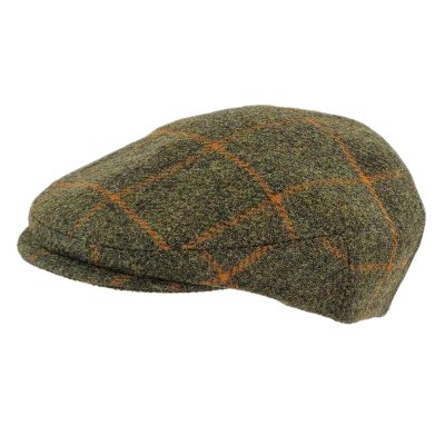 Sixpence / Flat cap - Gårda Premium Warrington Wool Sixpence (grøn)