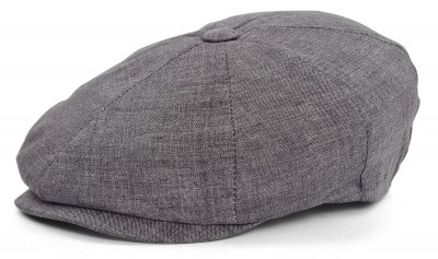 Sixpence / Flat cap - Gårda Palizzi Marina Linen Newsboy Cap (grå)