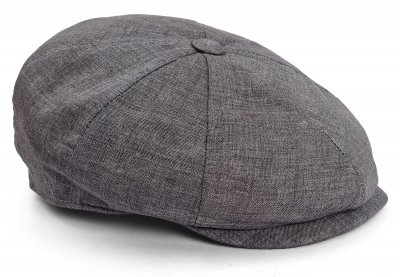 Sixpence / Flat cap - Gårda Palizzi Marina Linen Newsboy Cap (grå)