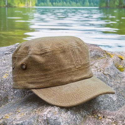 Sixpence / Flat cap - Gårda Viper Army Cap (khaki)