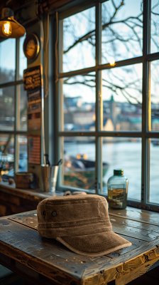 Sixpence / Flat cap - Gårda Viper Army Cap (khaki)