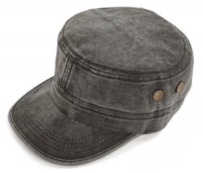 Sixpence / Flat cap - Gårda Viper Army Cap (sort)