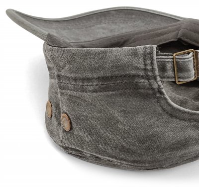 Sixpence / Flat cap - Gårda Viper Army Cap (sort)