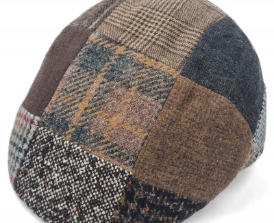 Sixpence / Flat cap - Gårda Florens Wool (brun/multi)