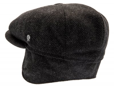 Sixpence / Flat cap - CTH Ericson Gustav Earflap Re-Source Wool (grå)