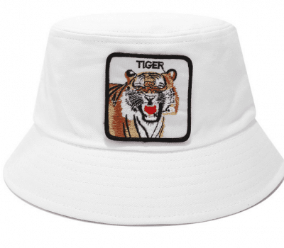 Hatte - Gårda Tiger Bucket Hat (hvid)