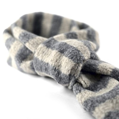 Halstørklæder - Gårda Grindelwald Striped Wool Mix Scarf (beige/grå)