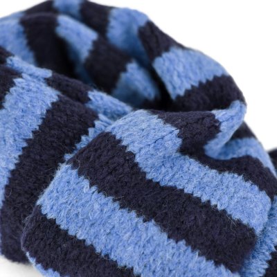 Halstørklæder - Gårda Grindelwald Striped Wool Mix Scarf (blå)