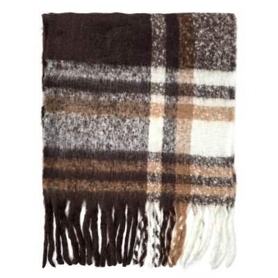 Halstørklæder - Gårda Piazzi Check Scarf (brun)