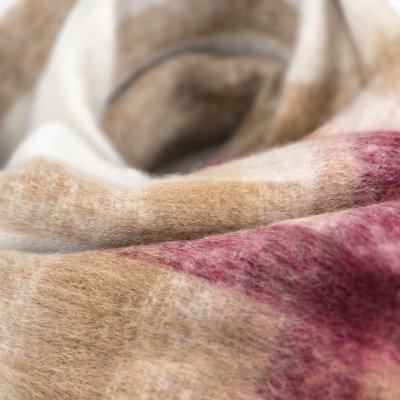 Halstørklæder - Gårda Piazzi Check Scarf (hvid/lyserød)