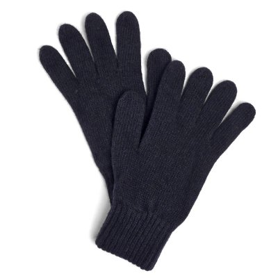 Handsker - Gårda Tolmin Knitted Wool Mix Gloves (mørkeblå)