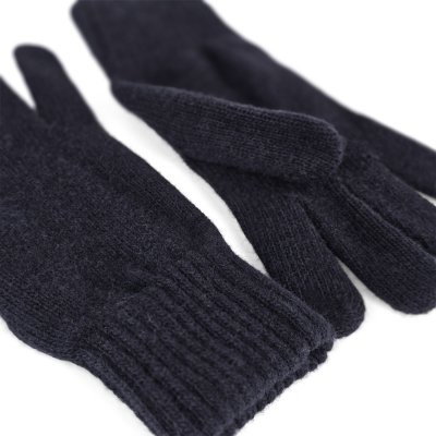Handsker - Gårda Tolmin Knitted Wool Mix Gloves (mørkeblå)