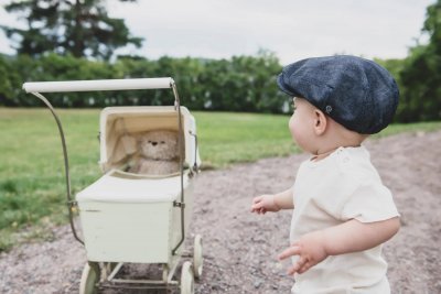 Sixpence / Flat cap - CTH Ericson Carl Jr. Organic Cotton Flat Cap (denim)