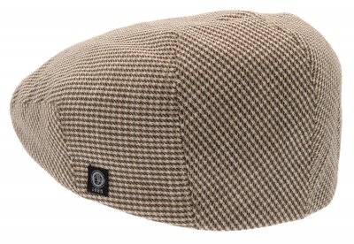Sixpence / Flat cap - CTH Ericson Edward Pepita Ivy Cap (grøn/beige)