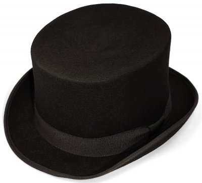Hatte - Gårda Chieri Top Hat Wool (sort)