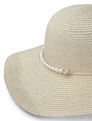 Stråhat - Gårda Marcella (beige)