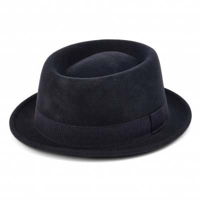 Hatte - Gårda Asolo Pork Pie Wool Hat (blå)
