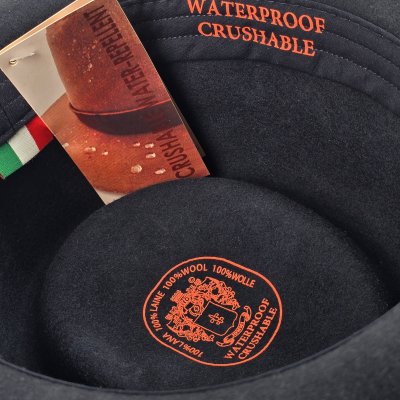 Hatte - Gårda Asolo Pork Pie Wool Hat (blå)
